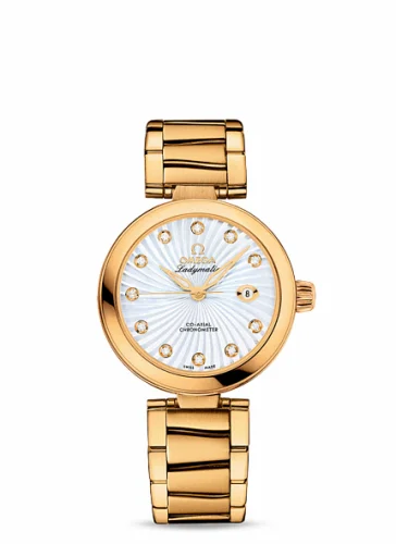 Omega Ladymatic Co-Axial 34 Yellow Gold / MOP / Bracelet 425.60.34.20.55.002 (42560342055002)
